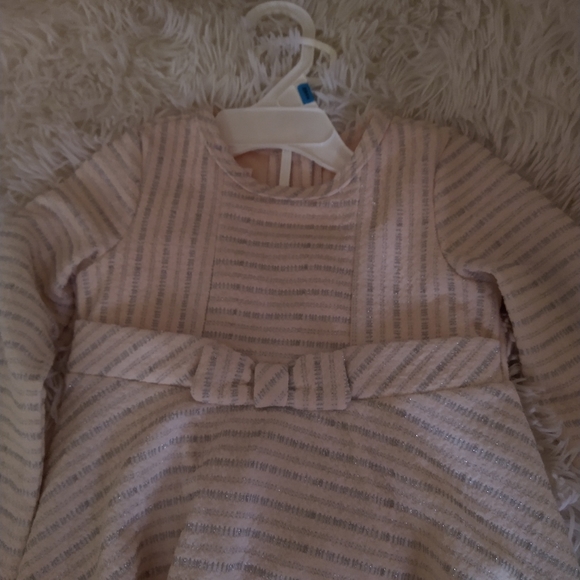 Bonnie baby pink lurex dress. Size 24months - Picture 5 of 7